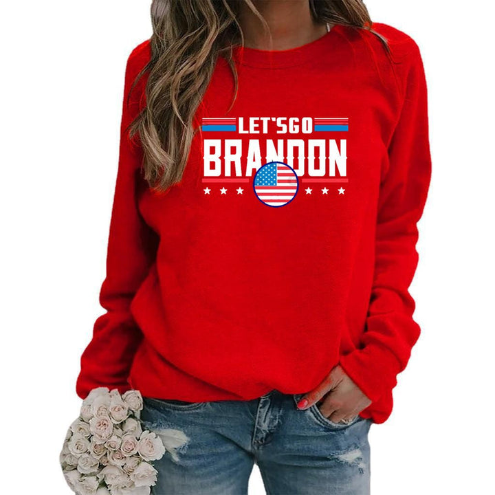 Dame sweatshirt med moderne statement design Skjora