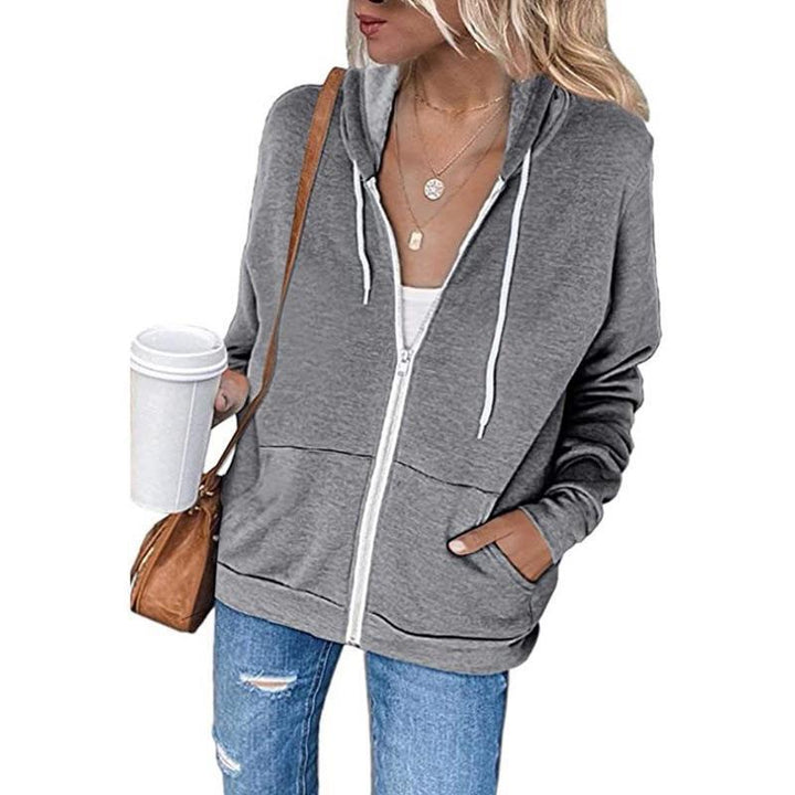 Dame casual zip-up hettegenser med praktiske lommer Skjora