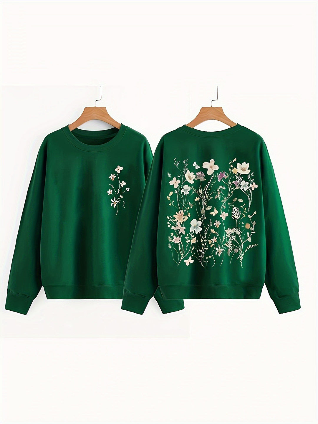 Kvinnegenser med blomsterdesign og myk innerfôr Skjora