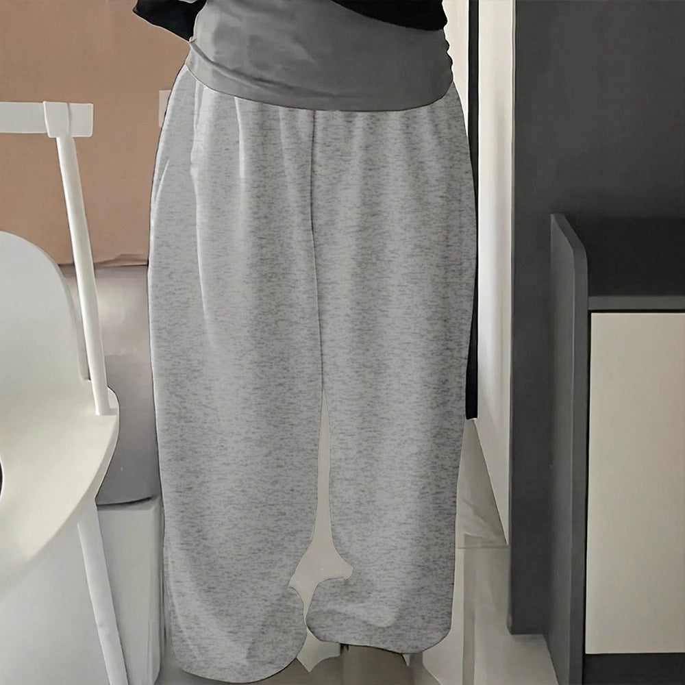 Damer komfortable sweatpants med elastisk midje og avslappet snitt Skjora