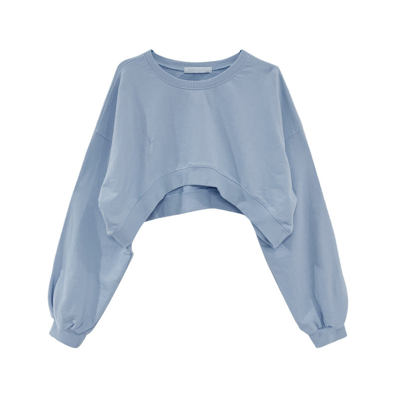 Kvinners Korte Sweatshirt Skjora