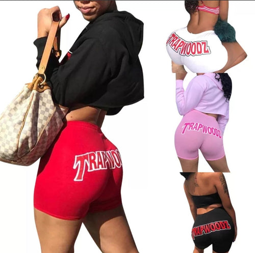 Damen Bandeau-Top und Radlerhosen Set Skjora