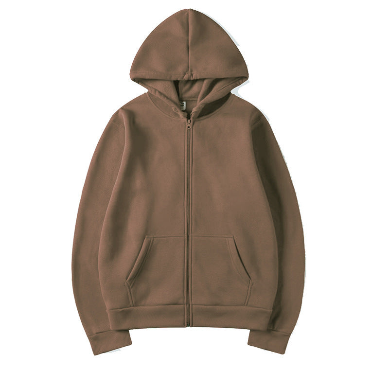 Dame hoodie sweatshirt med full glidelås og sidelommer Skjora
