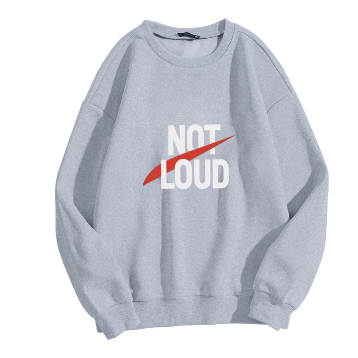 Damegen Sweatshirt med kreativt påskrift Skjora