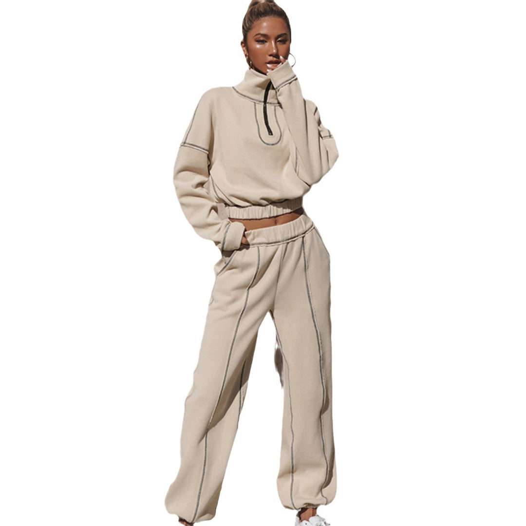 Women's Cropped Zip-Up Sweatshirt Skjora