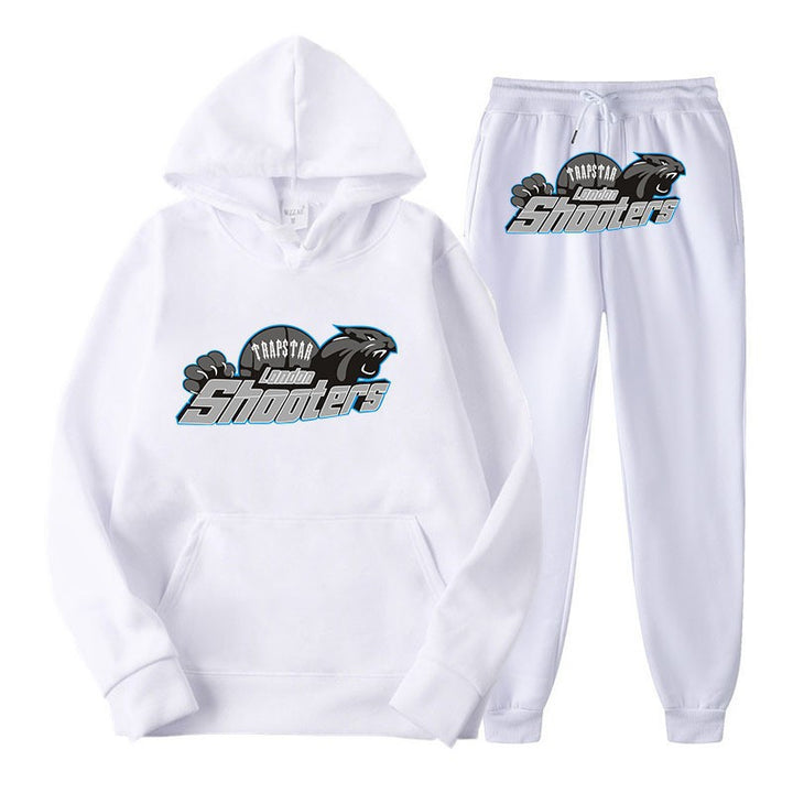 Dame herre hoodie og jogger-sett med urbant sportdesign Skjora