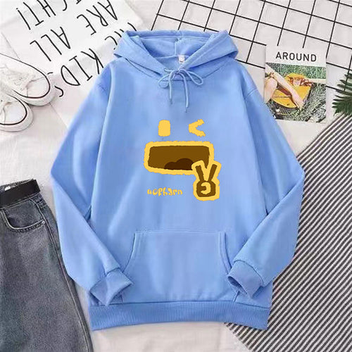 Dame hettegenser med kreativt emoji-design Skjora