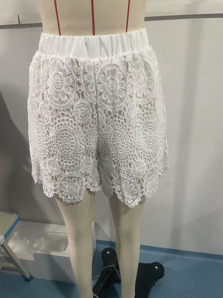 Dame spisseshorts med elastisk kant Skjora