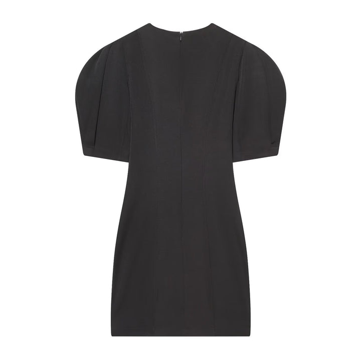 Damer elegant kjole med skulderputer og tidløst design Skjora