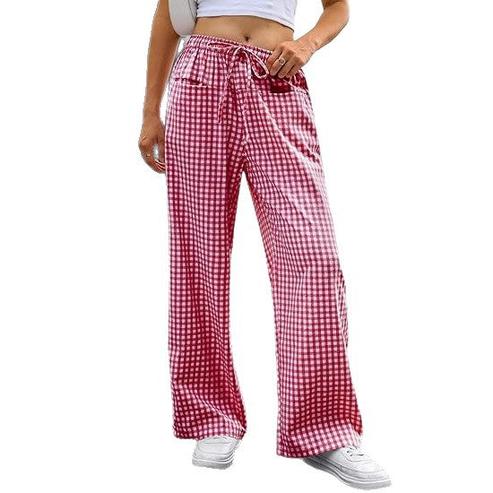 Lett Pantalon for kvinner med snor Skjora