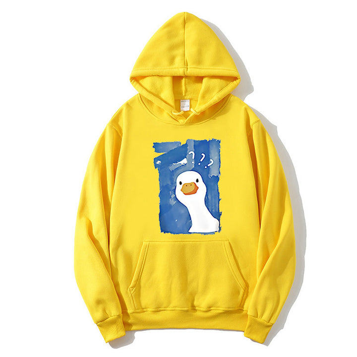 Damen Kapuzenpullover mit verspieltem Entenmotiv Skjora 1772613013