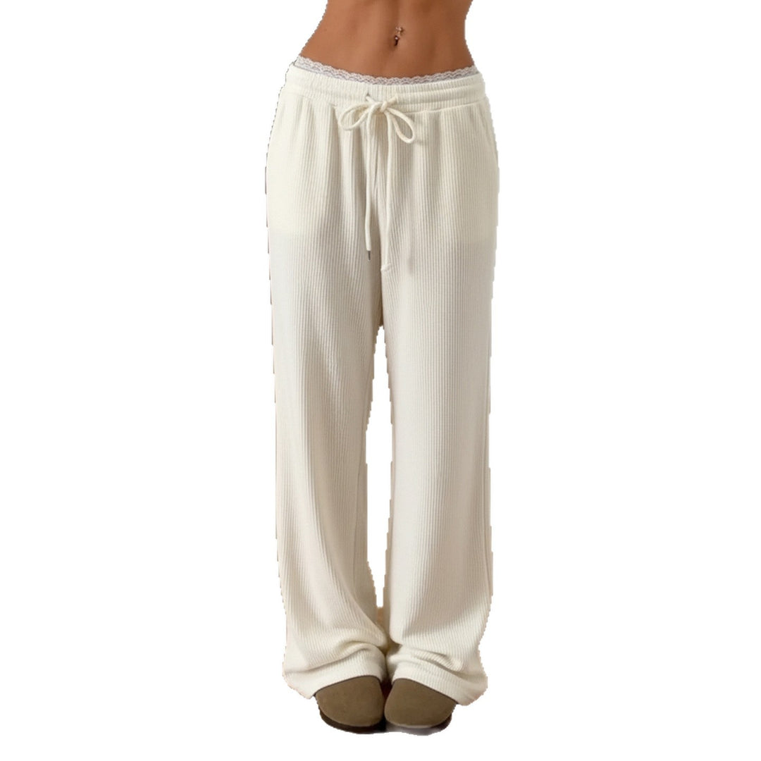 Dame Flared Sweatpants med elastisk midje og komfortabel design Skjora