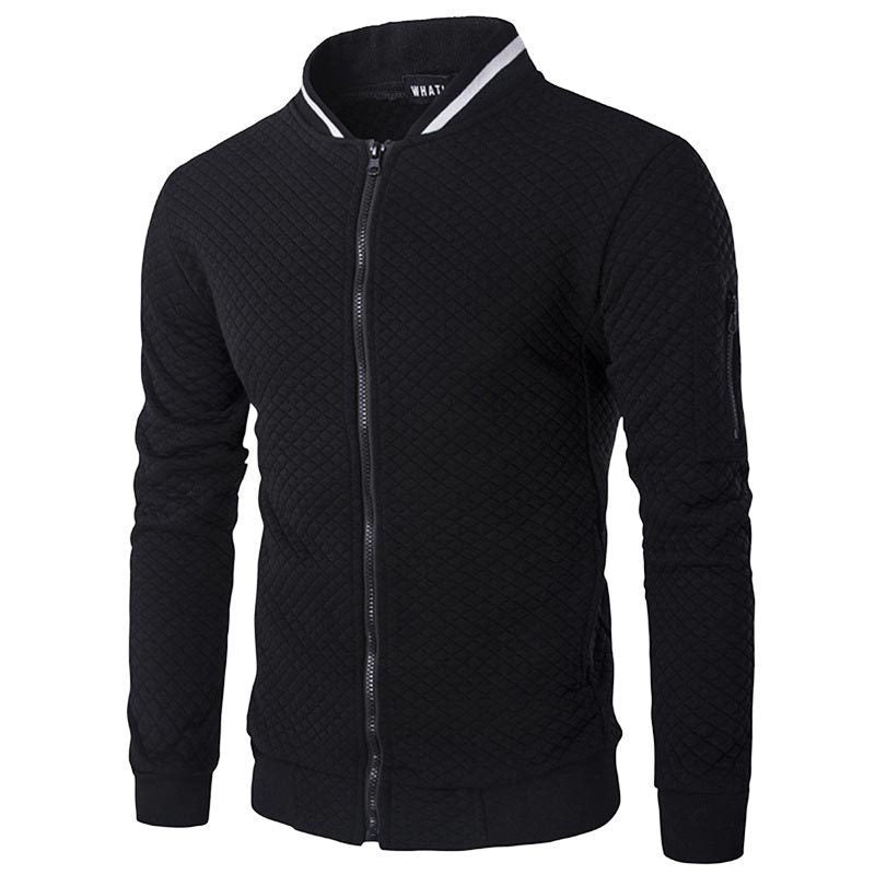 Men's sports jacket with stand-up collar and functional zip pockets Skjora