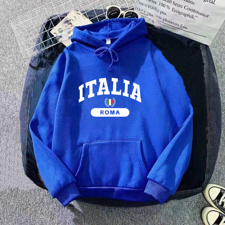 Women's hoodie with Italy print Skjora