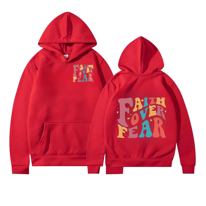 Kvinnehettegenser med motiverende grafiske detaljer Skjora
