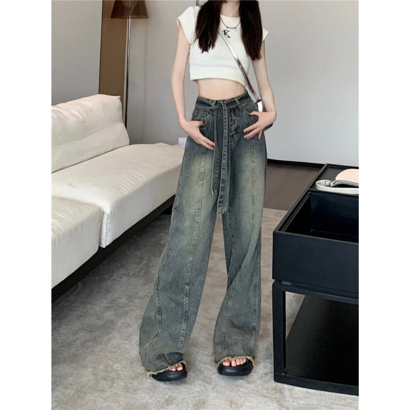 Kvinnenes vide jeans Skjora