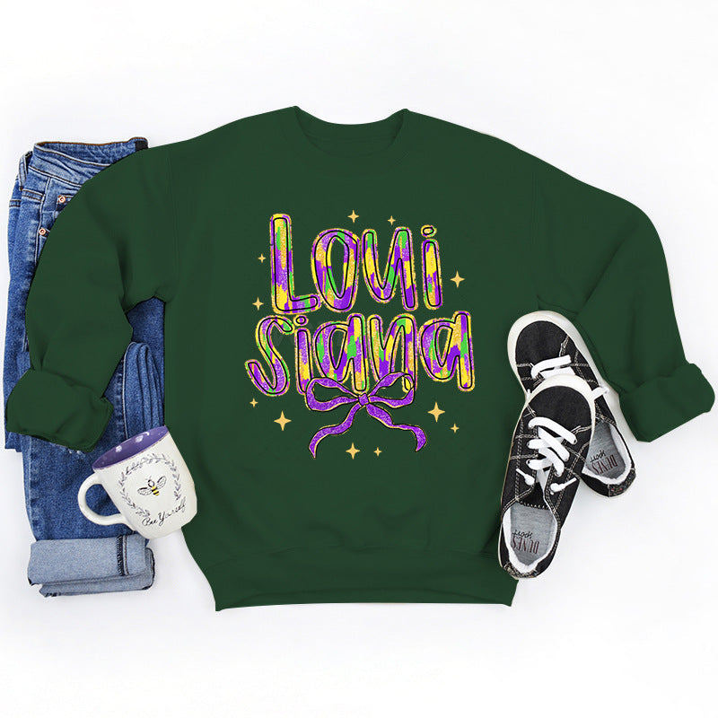 Kvinnelig sweatshirt med kreativ tekst og myk innerforing Skjora