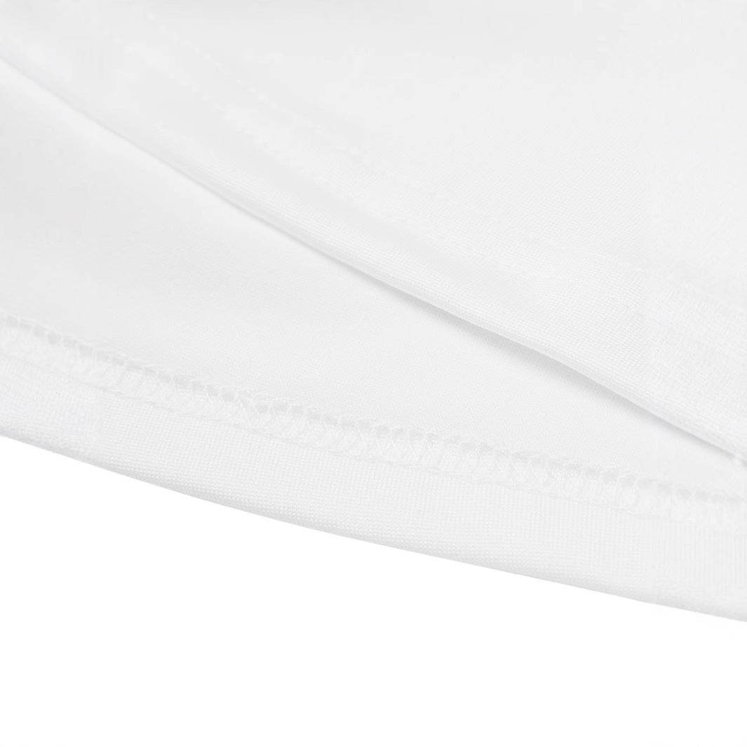 Dame Crop-T-skjorte med raffinert sløyfedesign Skjora