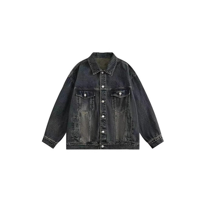 Kvinne denimjakke med vintage vask og praktiske lommer Skjora
