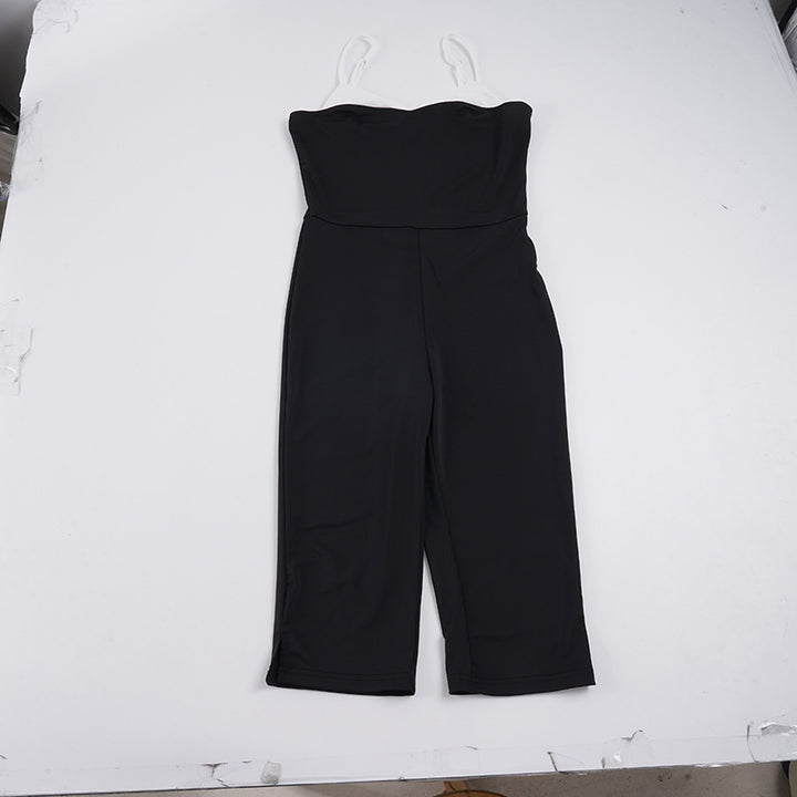 Damer elegant overall med brystdel og justerbare stropper Skjora