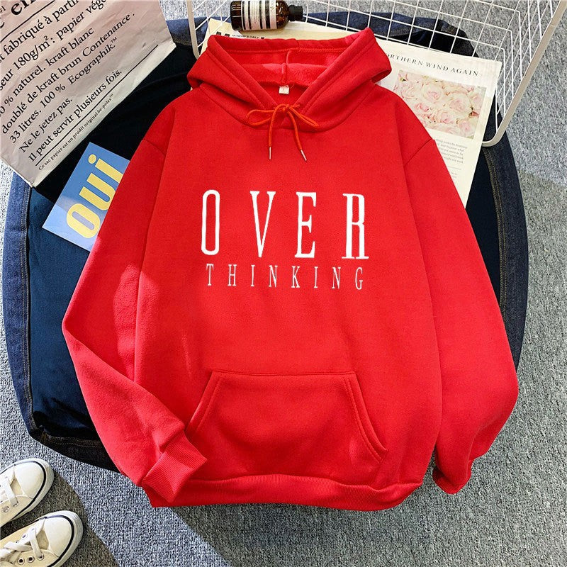Kvinne hettegenser med kreativt trykkdesign Skjora