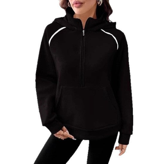 Sport hoodie for women with drawstring Skjora
