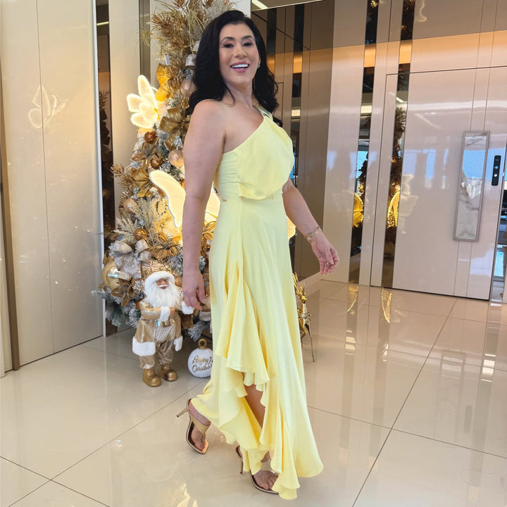 Dame Maxi Kjole med Elegant Samling Skjora