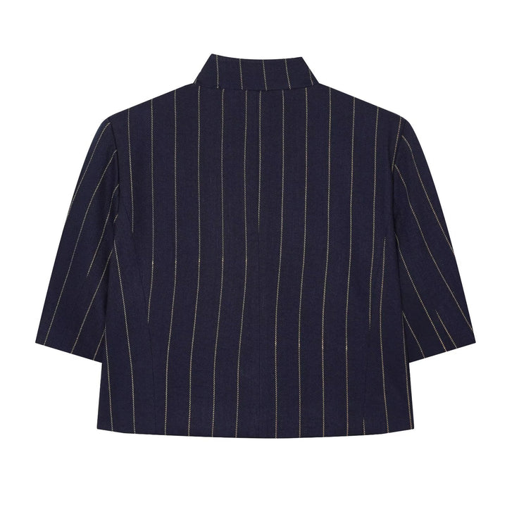 Dame vidde høy liv bukse med elegant stripeutseende og komfortabel fall Skjora