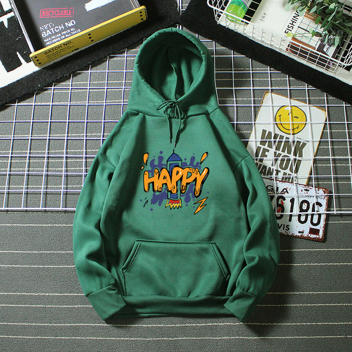 Ladies' Hoodie with Vibrant Graphic Design Skjora