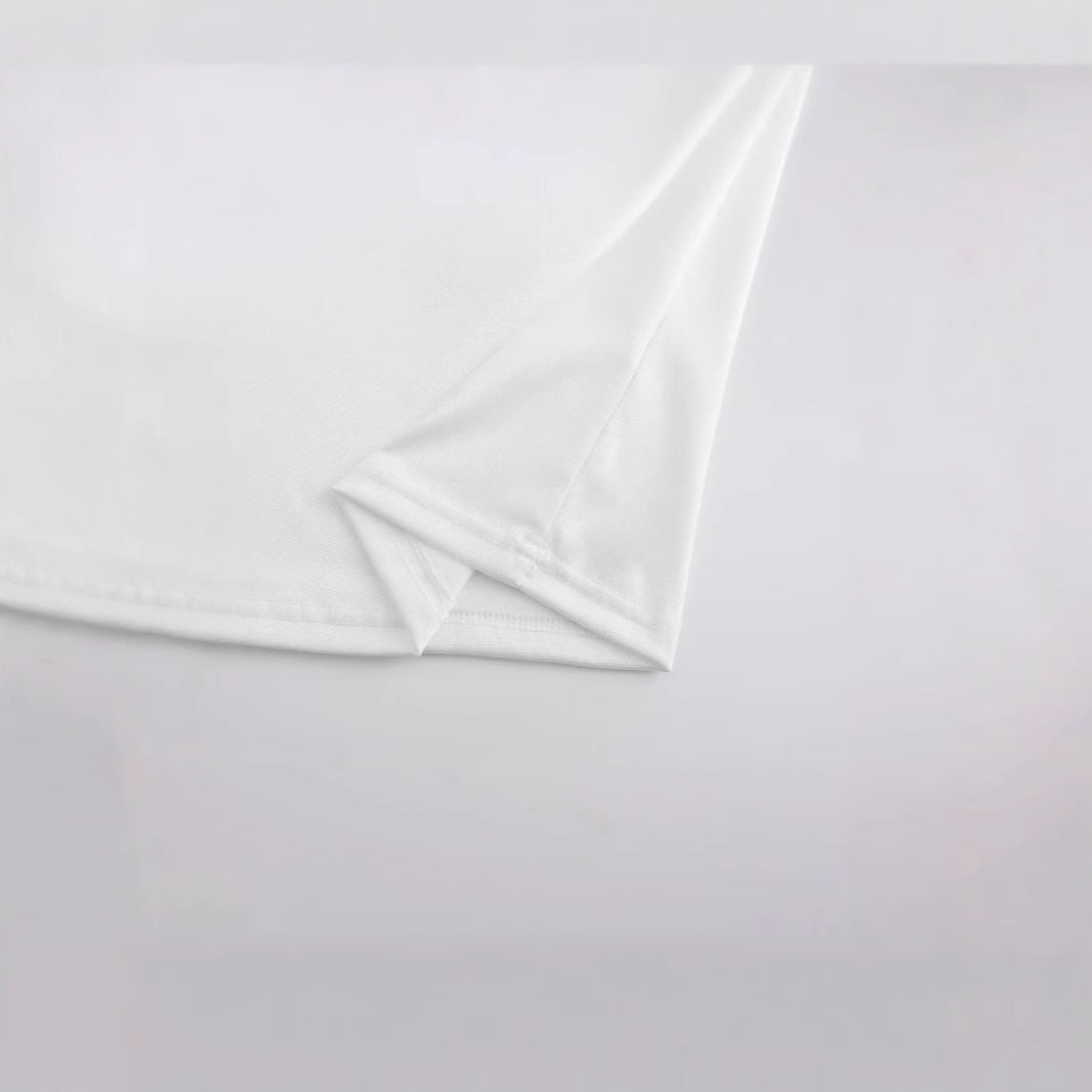 Dame Crop-T-skjorte med blomsterdesign Skjora