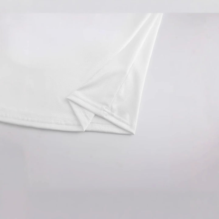 Dame Crop-T-skjorte med blomsterdesign Skjora