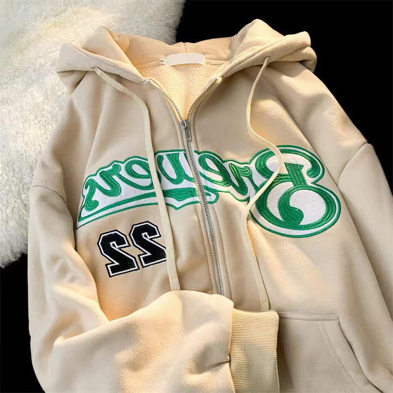 Dame hettejakke med nostalgisk sportsdesign Skjora