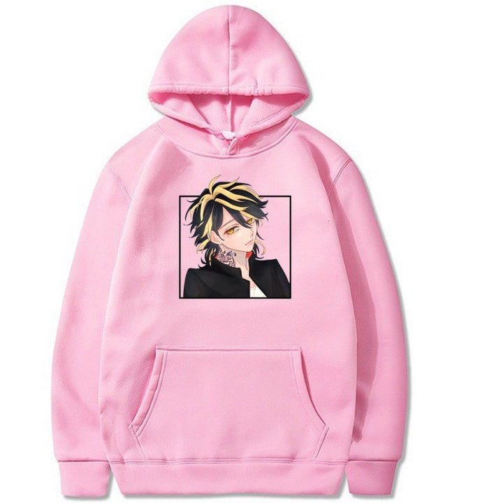 Dame hoodie med kunstnerisk design og behagelig passform Skjora