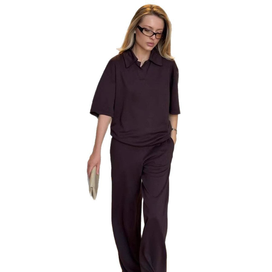 Women's Casual Loose-Fit Blouse with Elegant Collar