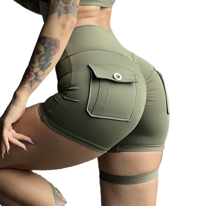 Dame Sporty Shorts med praktiske lommer Skjora