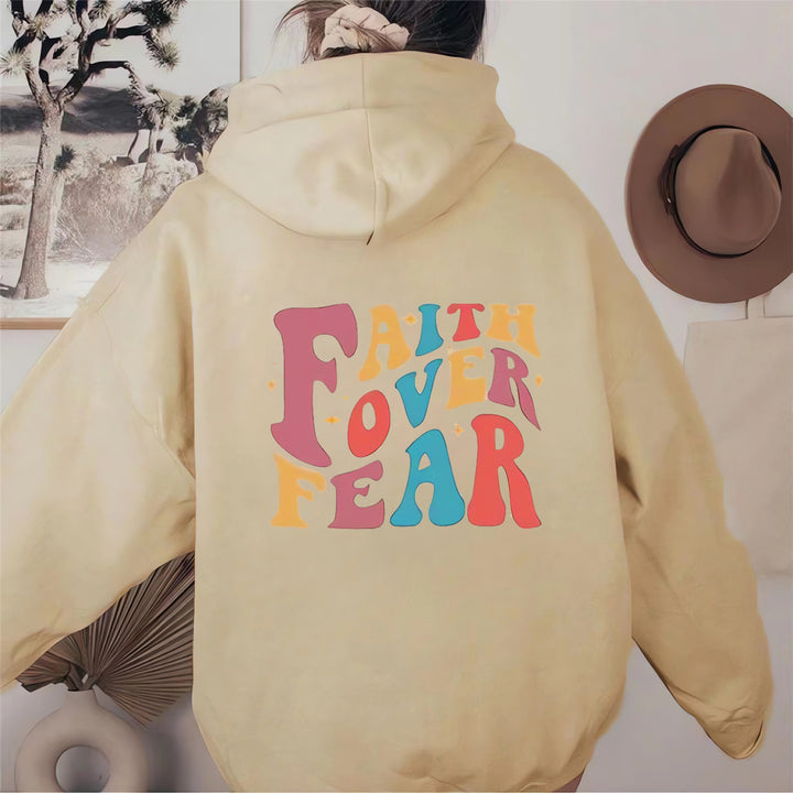 Dame hoodie med unikt grafisk display Skjora