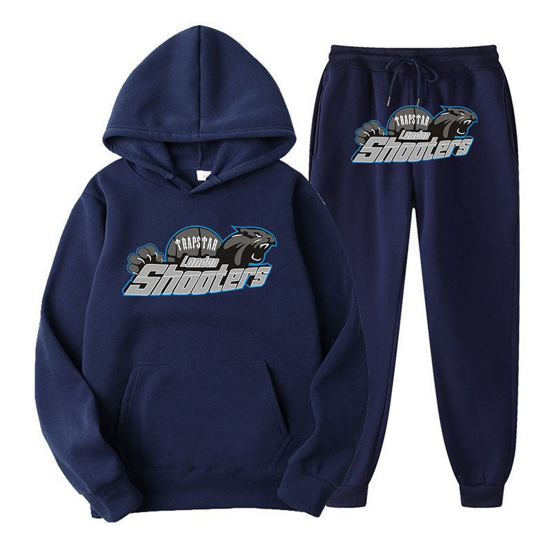 Dame herre hoodie og jogger-sett med urbant sportdesign Skjora