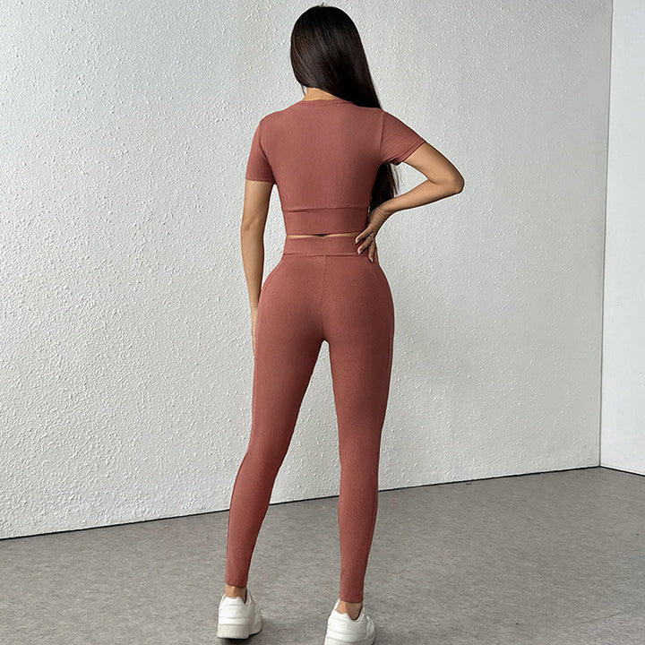 Damer Sporty Treningssett Skjora