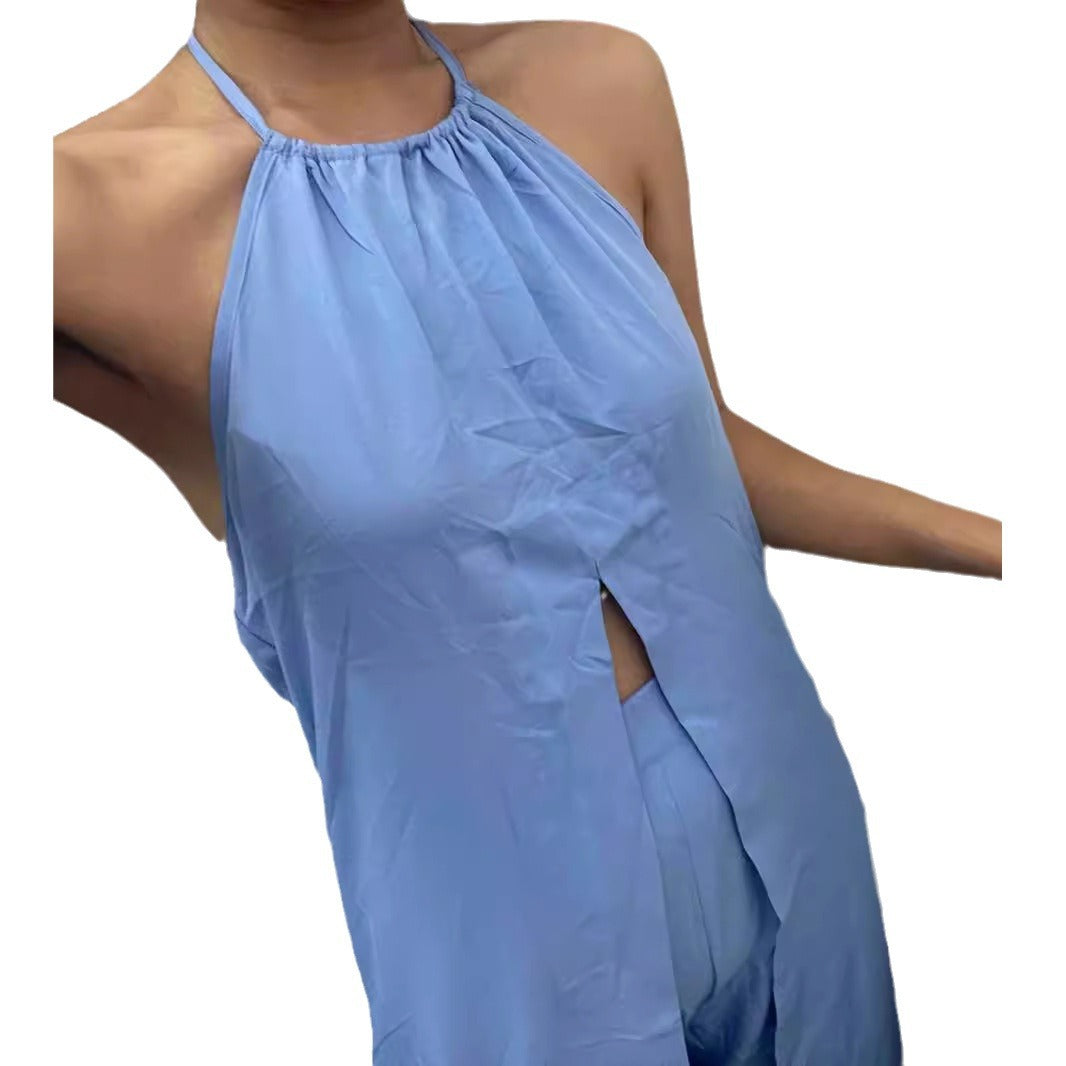 Dame Elegant to-delt sett med stilfull kåpe og cropped bukser Skjora