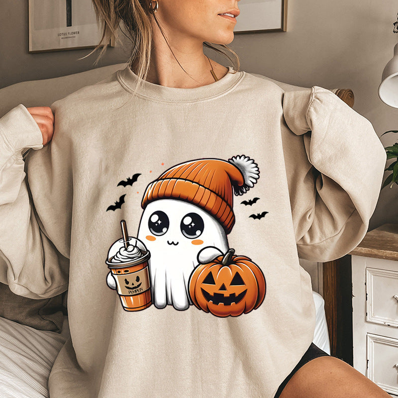 Kvinnegenser med leken Halloween grafisk design Skjora