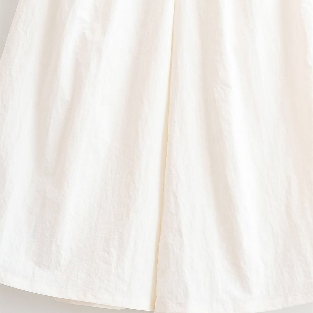 Dame vidde Culotte med elastisk belte og justerbar knyting Skjora