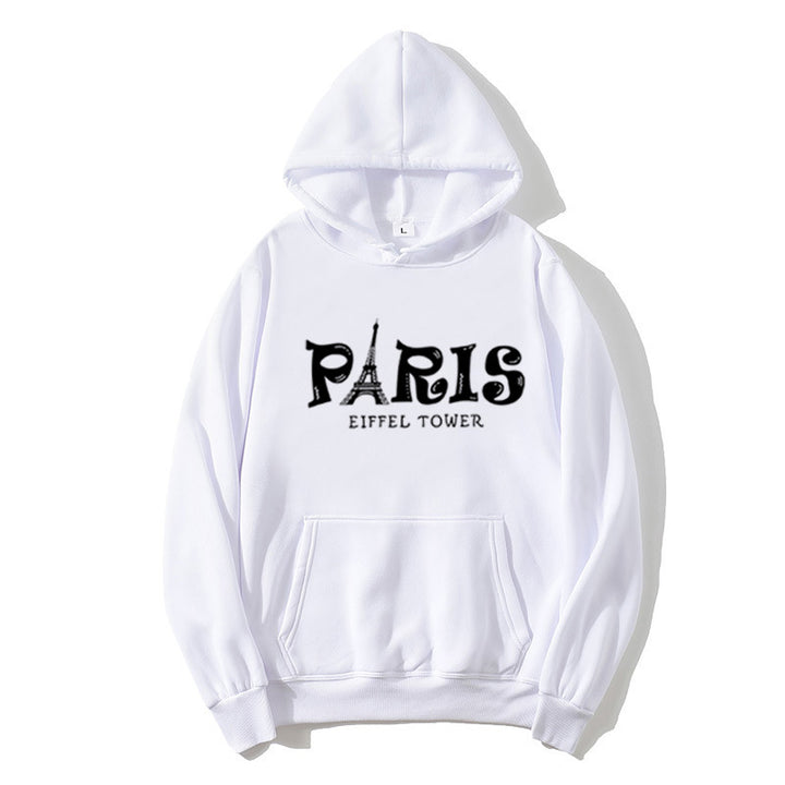 Damer hettegensere med kreativt Paris-motiv Skjora