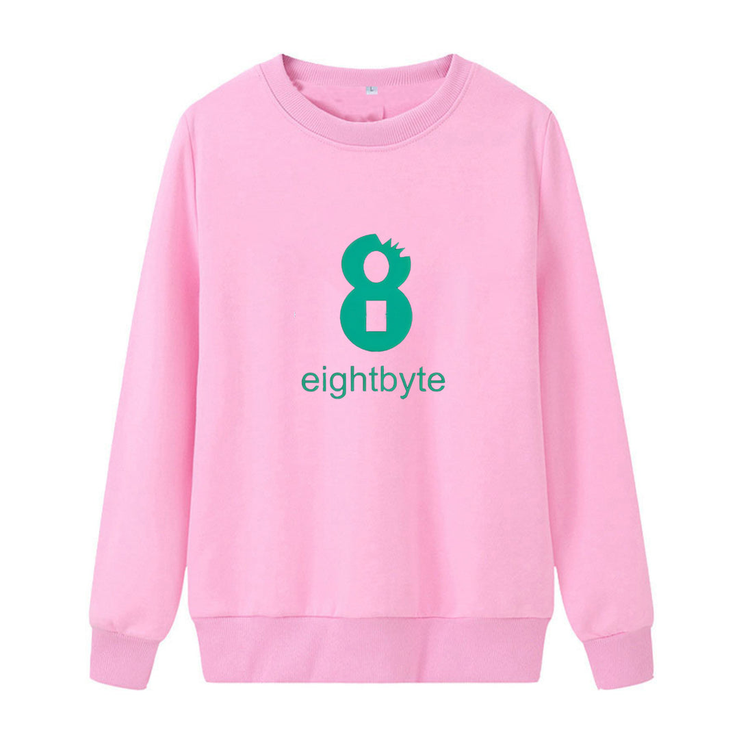 Damer koselig sweatshirt med moderne trykk Skjora