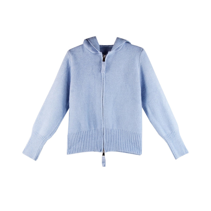 Dame hoodie cardigan med full glidelås Skjora