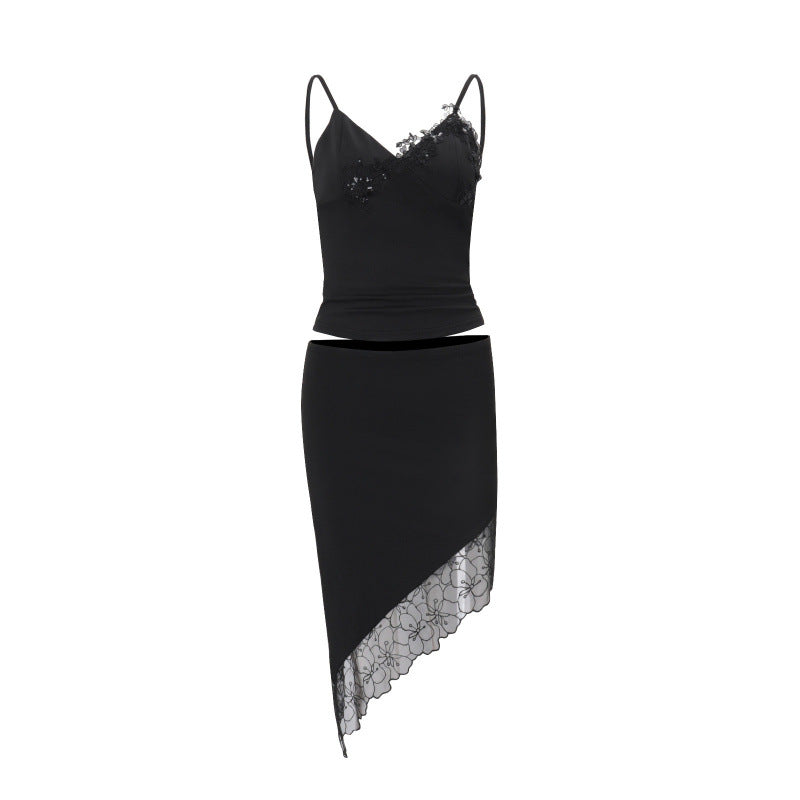Dame elegant spiss bodysuit med raffinerte detaljer og justerbare stropper Skjora