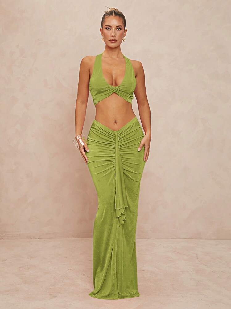 Damer elegant bodysuit med kryss-bæringsalternativ og sidelig snitt Skjora