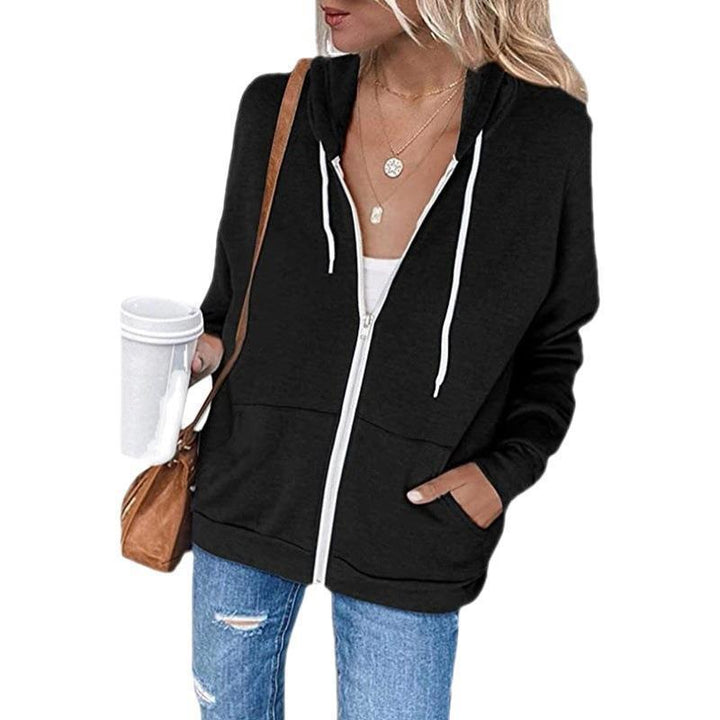 Dame casual zip-up hettegenser med praktiske lommer Skjora