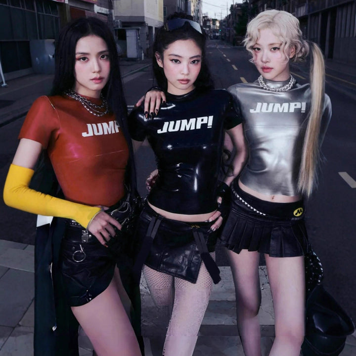 Dame sportskjorte i glinsende materiale Skjora