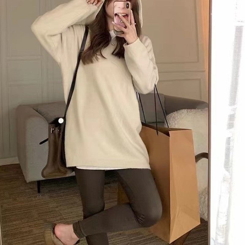 Damer casual hettegenser med en løs passform og elegant finish Skjora