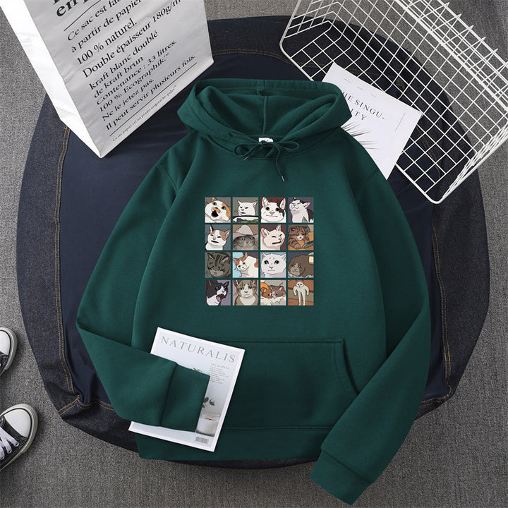 Kvinnes Sweatshirt med Dyremotiv Skjora
